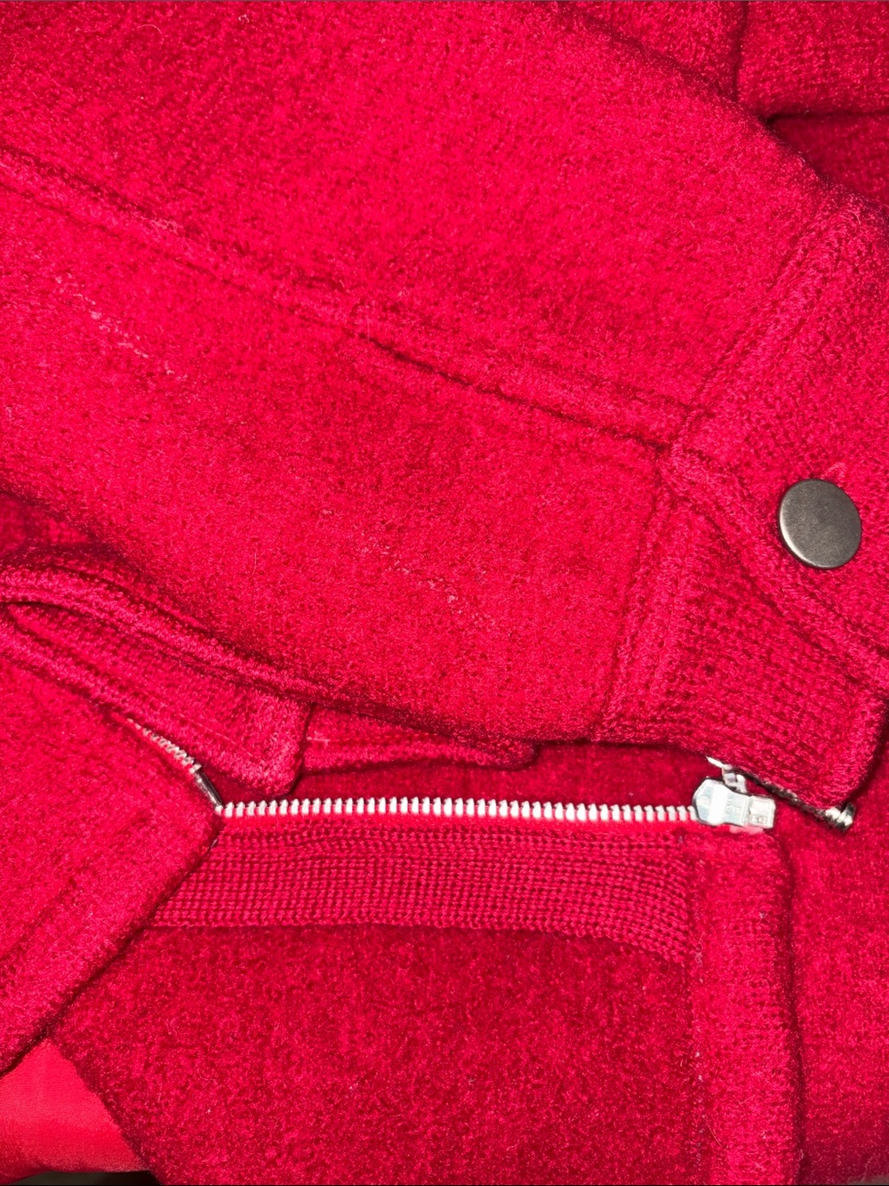 VINTAGE eir Red Wool Jacket - Picture 8 of 8